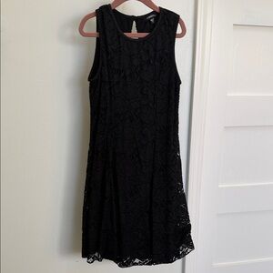 Zunie Girls Black Lace Mini Dress